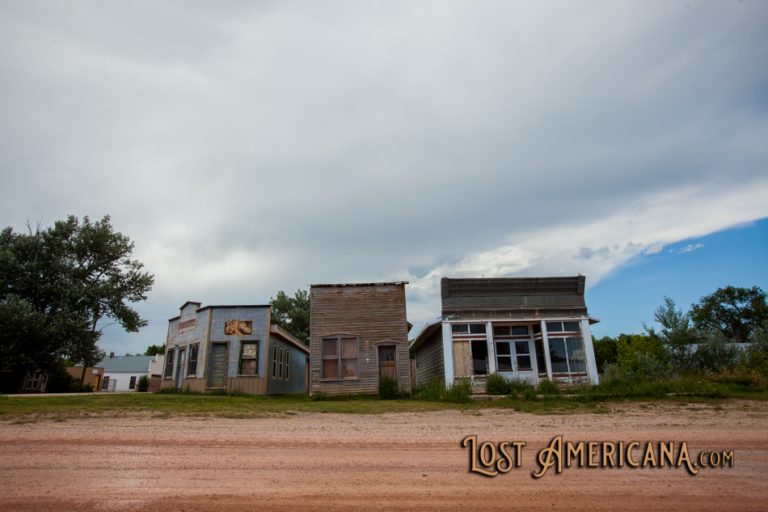 Behind The Photo Main Street, Buffalo Gap, South Dakota Lost Americana